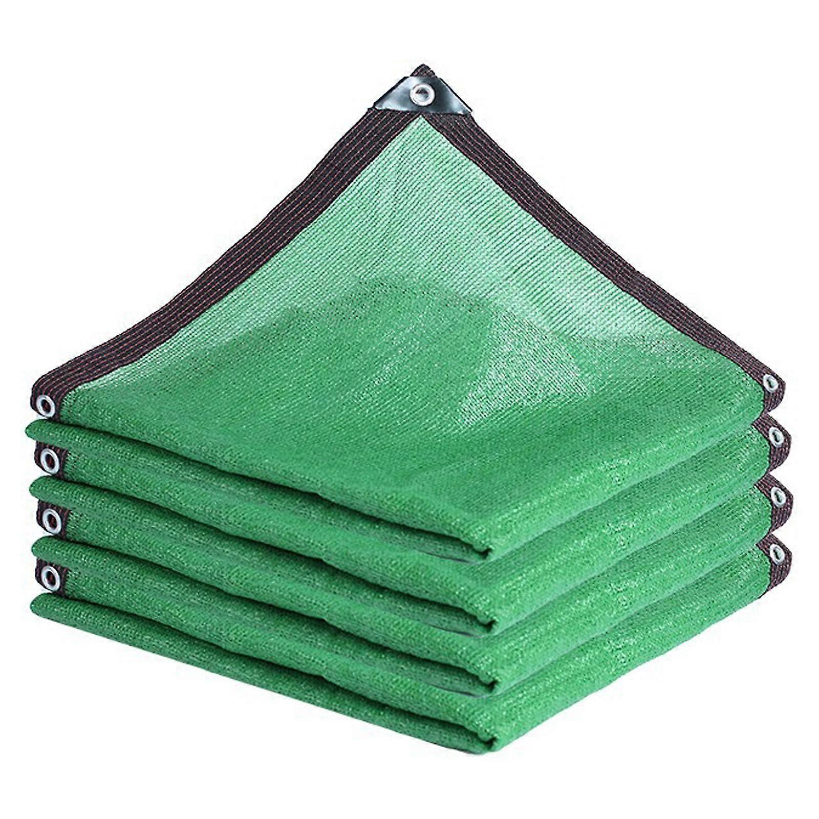 Outdoor Patio Shade Cloth, 75% UV Protection Mesh for Awnings, Green (3m x 6m)