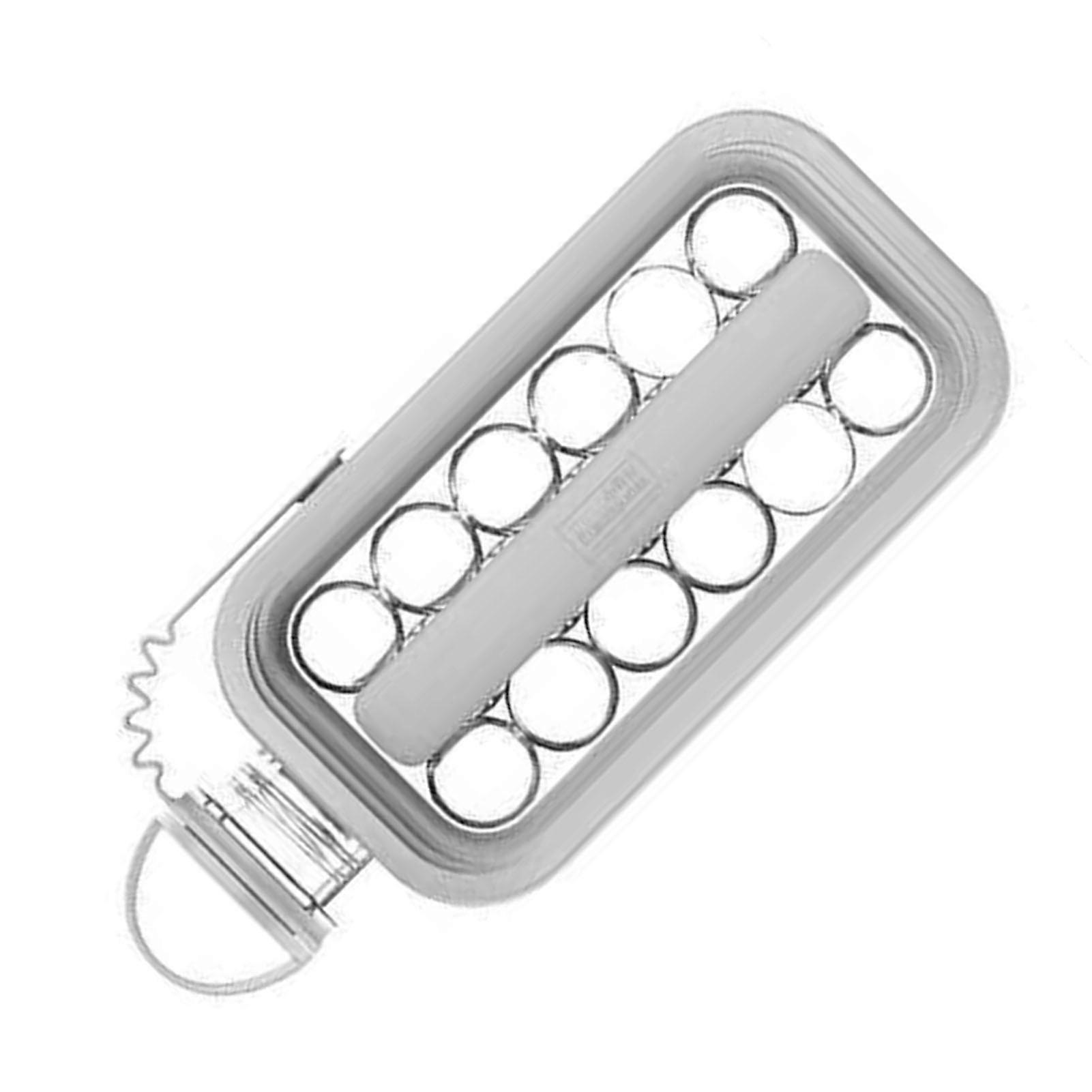 Ice Ball Maker Kettle 2 in 1 Portable Ice Ball Making Mold Water Bottle with Cover Gray