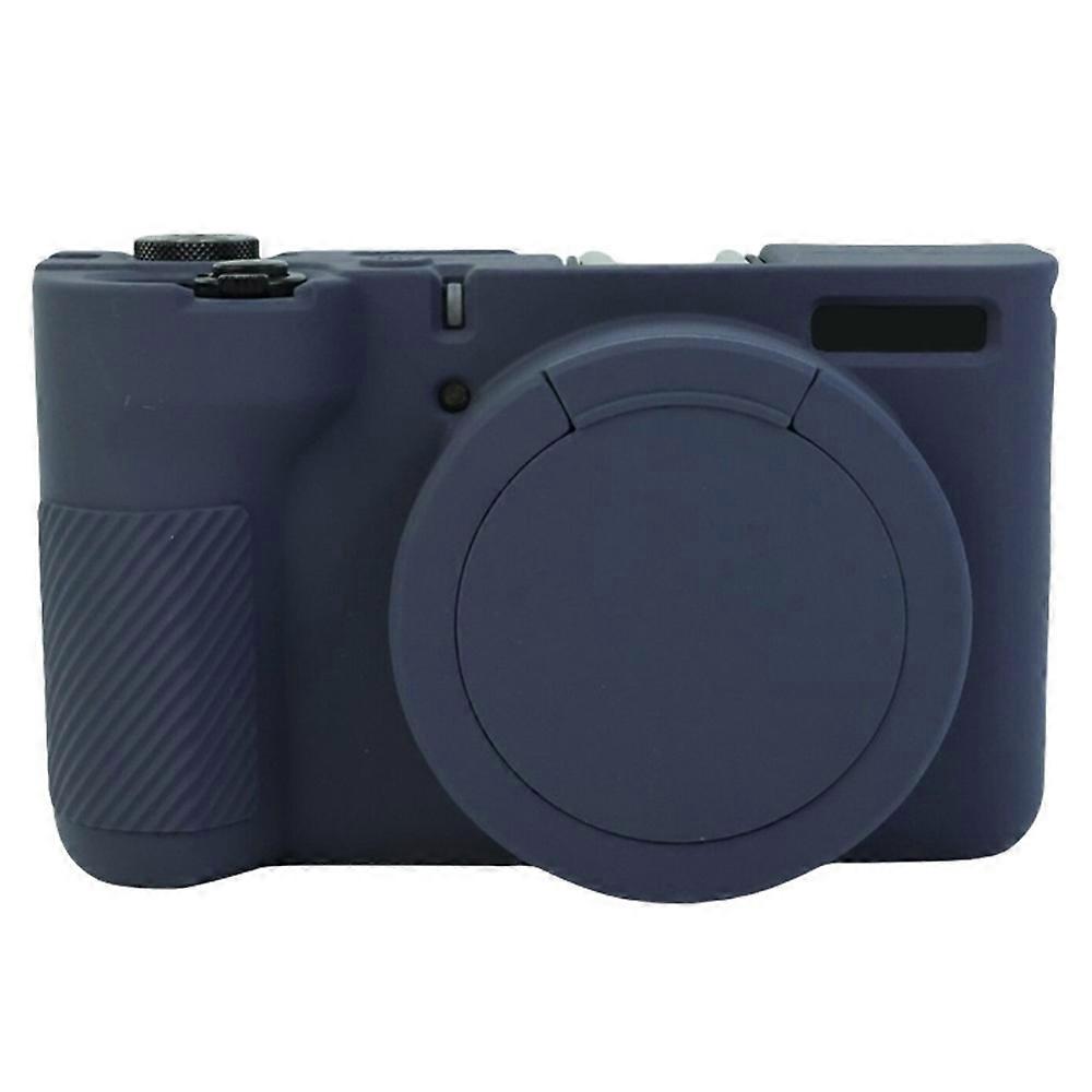 For Canon PowerShot V1 Protective Case Dust Proof Silicone Camera Cover Dark Blue