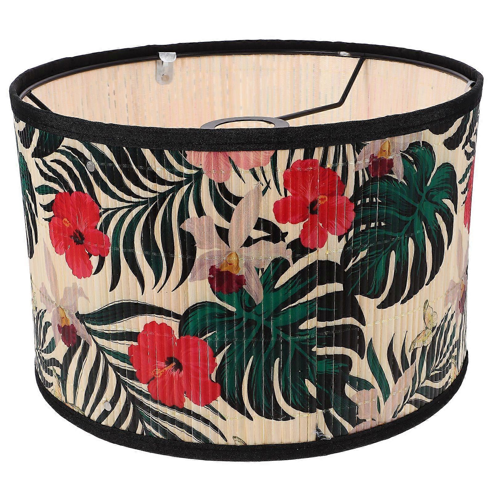 Vintage Lampshade Bamboo Lampshade Ceiling Lamp Shade Chandelier Lampshade Replacement