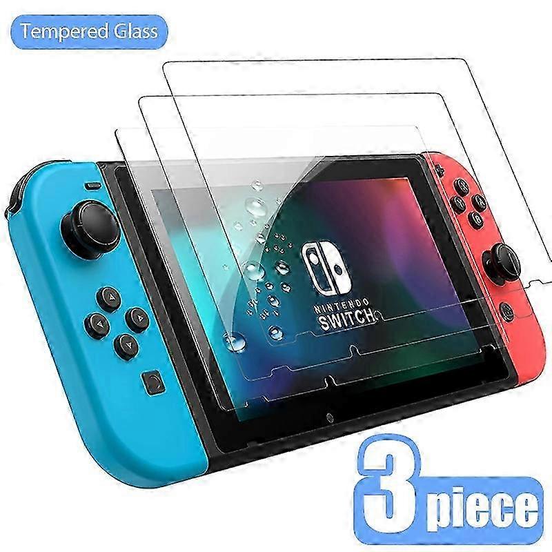2025 2/3szt Pełna osłona Szkło hartowane do Nintendo Switch Ns Osłona ekranu do Nintendo Switch Lite Szklane akcesoria do odtwarzacza