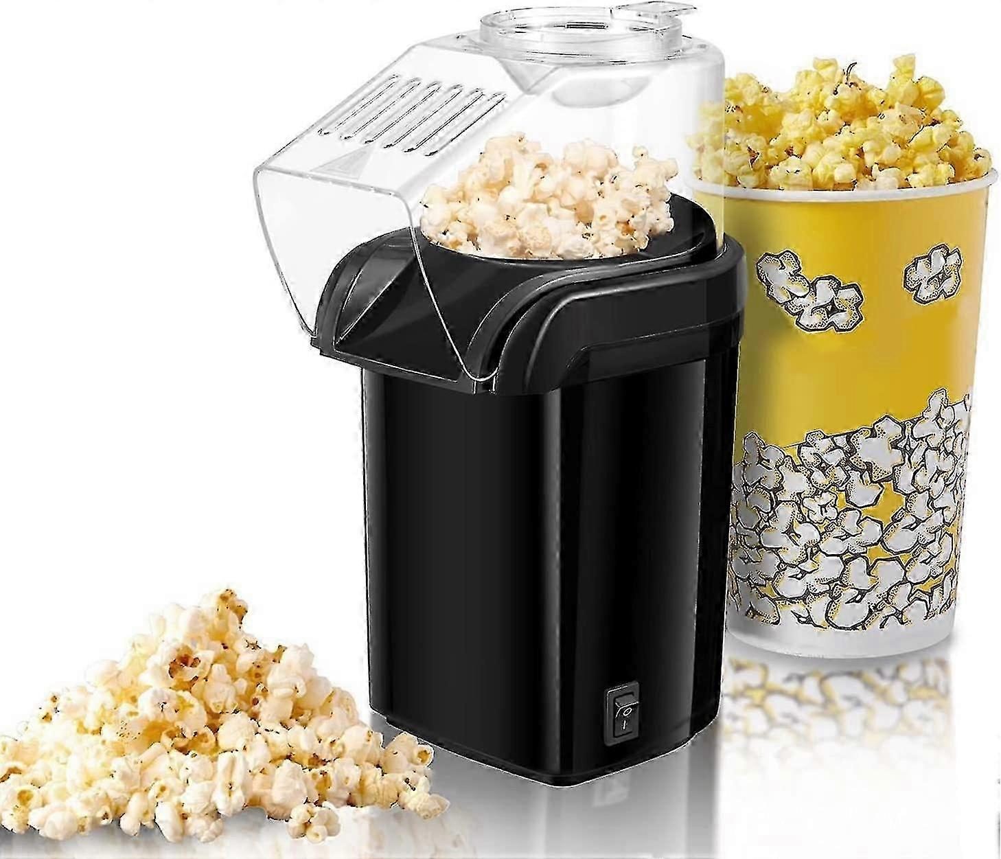 2025 Hot Air Popcorn Popcorn Maker, Upgraded Electric Air Popcorn Maker, With Measuring Spoon, Quick Popcorn, Oil Free, Good -D