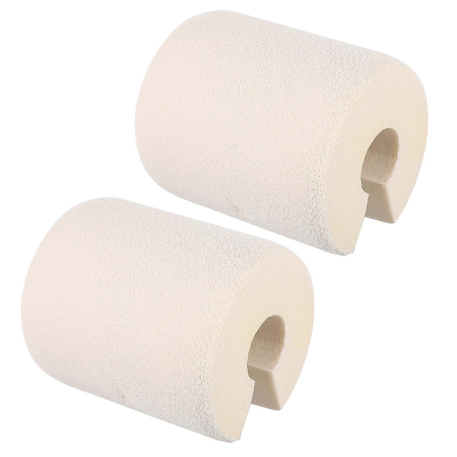 Durable NBR Door Handle Protector for Home Use Beige Color 2Pcs Safe for Kids Nursery and Toy Room
