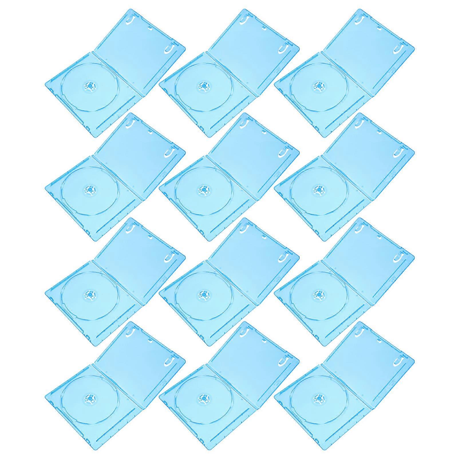Dvd Protective Box Plastic Material For Home Organization 12Pcs