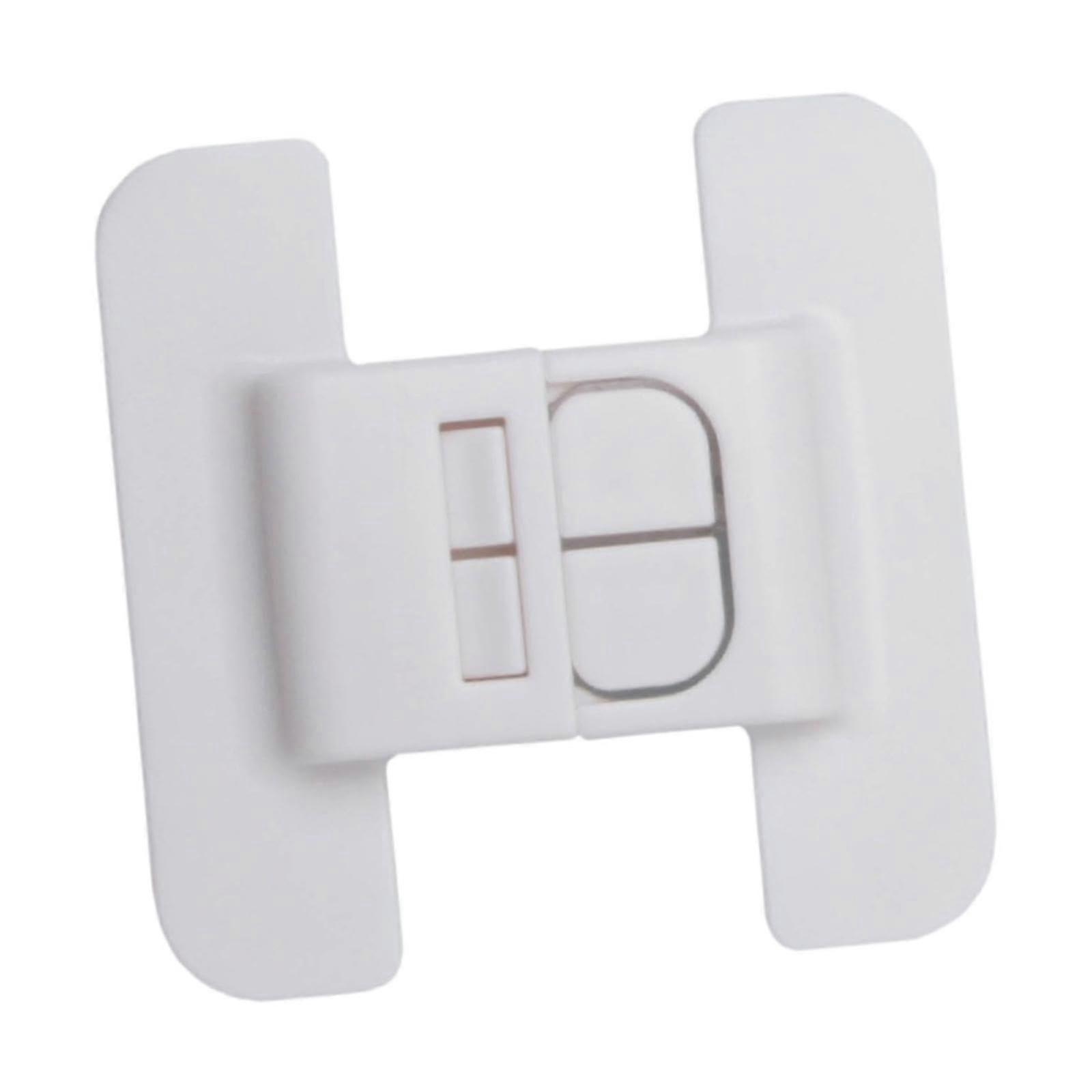 4 x Fridge Locks, Freezer Door Locks, No Punching, Automatic Locking Fridge Closer for Cupboards, Mini Fridges, Bedrooms
