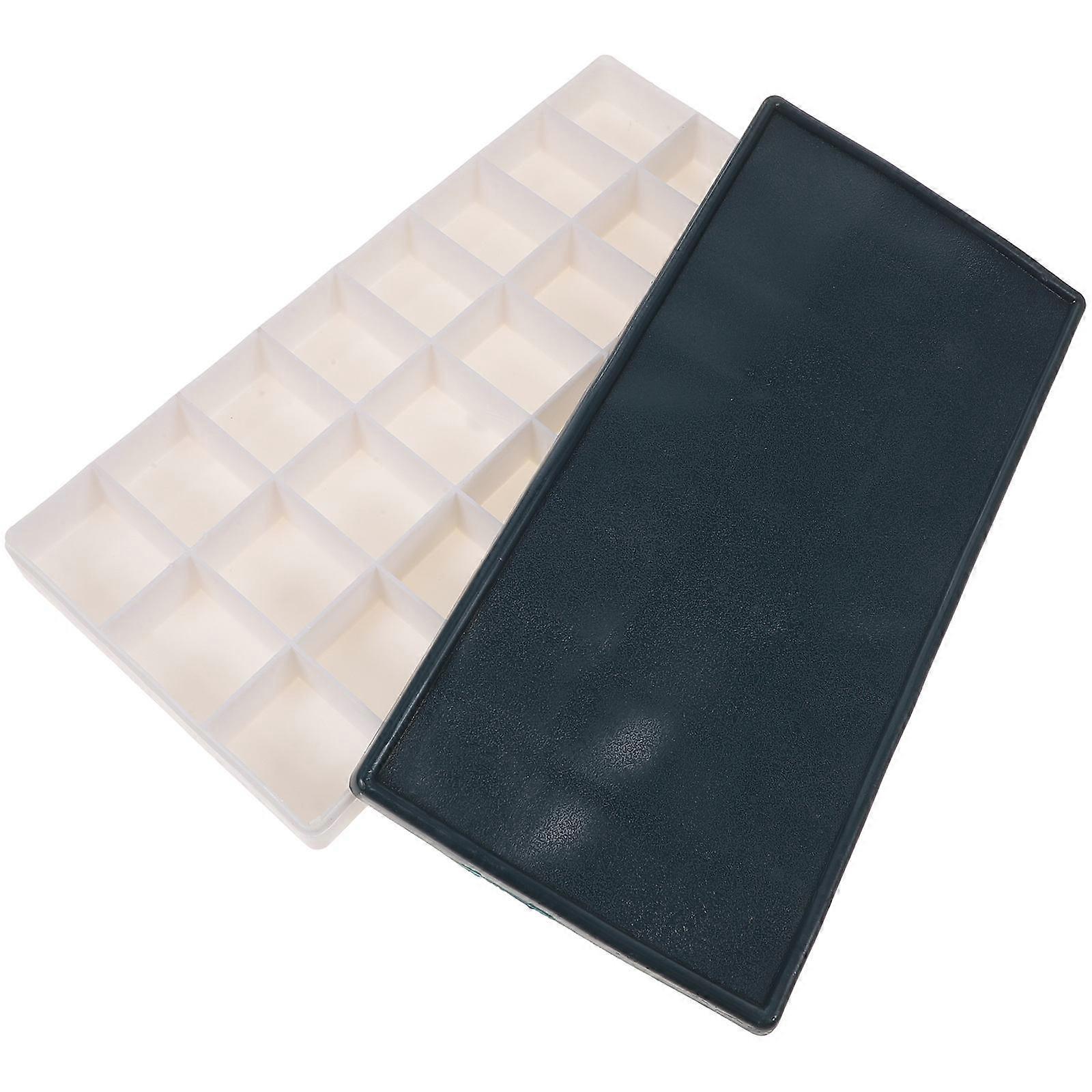 Paint Palette Case Paint Box Airtight For Gouache 8.45X3.93X0.79in 1Pcs