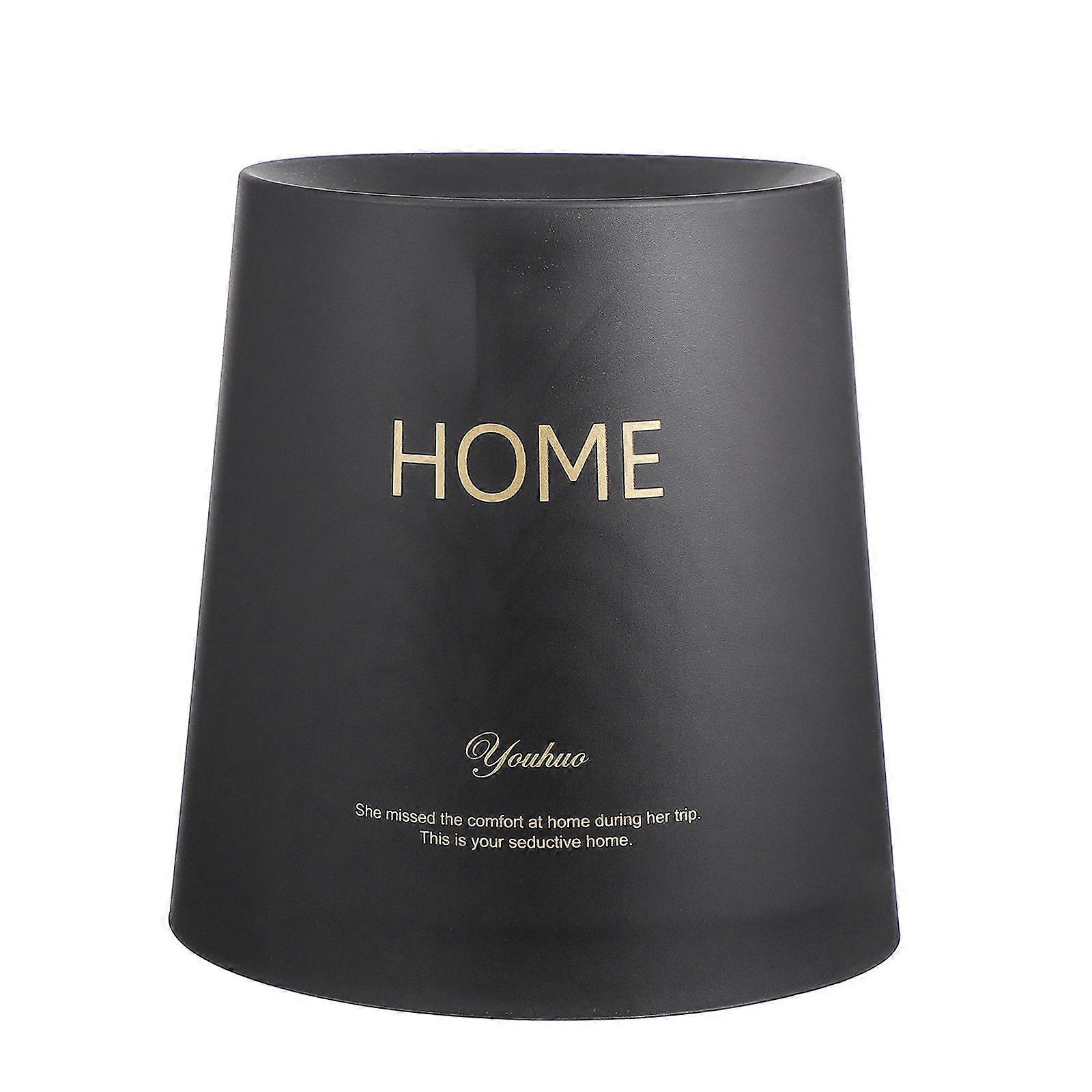 Black Double-Layer Garbage Container Household Trash Can for Home Using