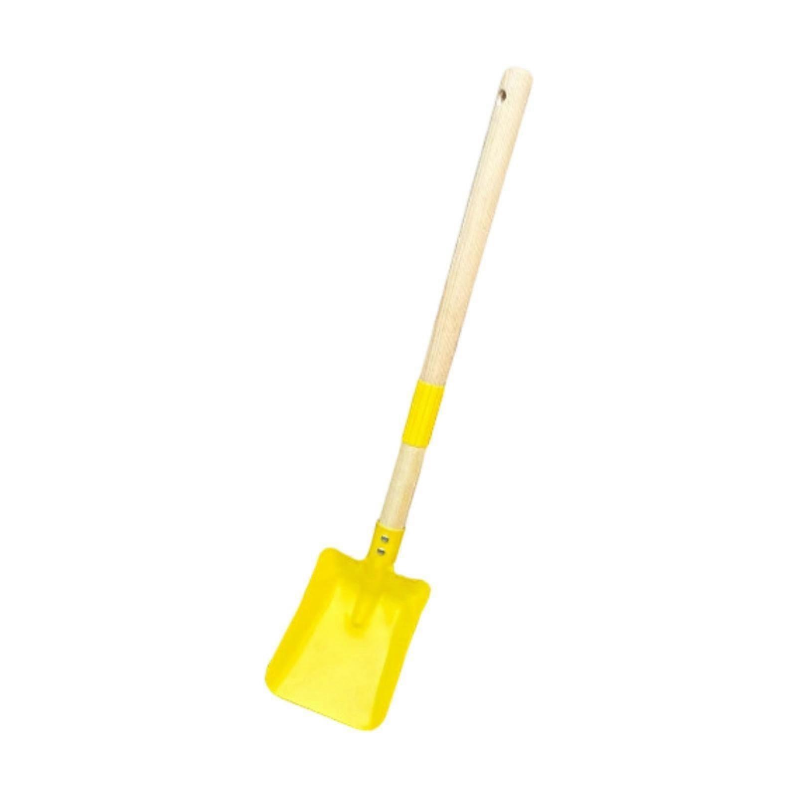 Mini Garden Tool With Wooden Handle Square Shovel For Beach Activities And Garden Planting