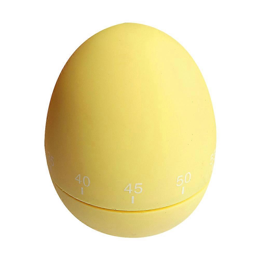 Egg Shaped Mechanical Kitchen Timer Creative Recorder Cooking Tool 7*6CM Plastic 1Pcs