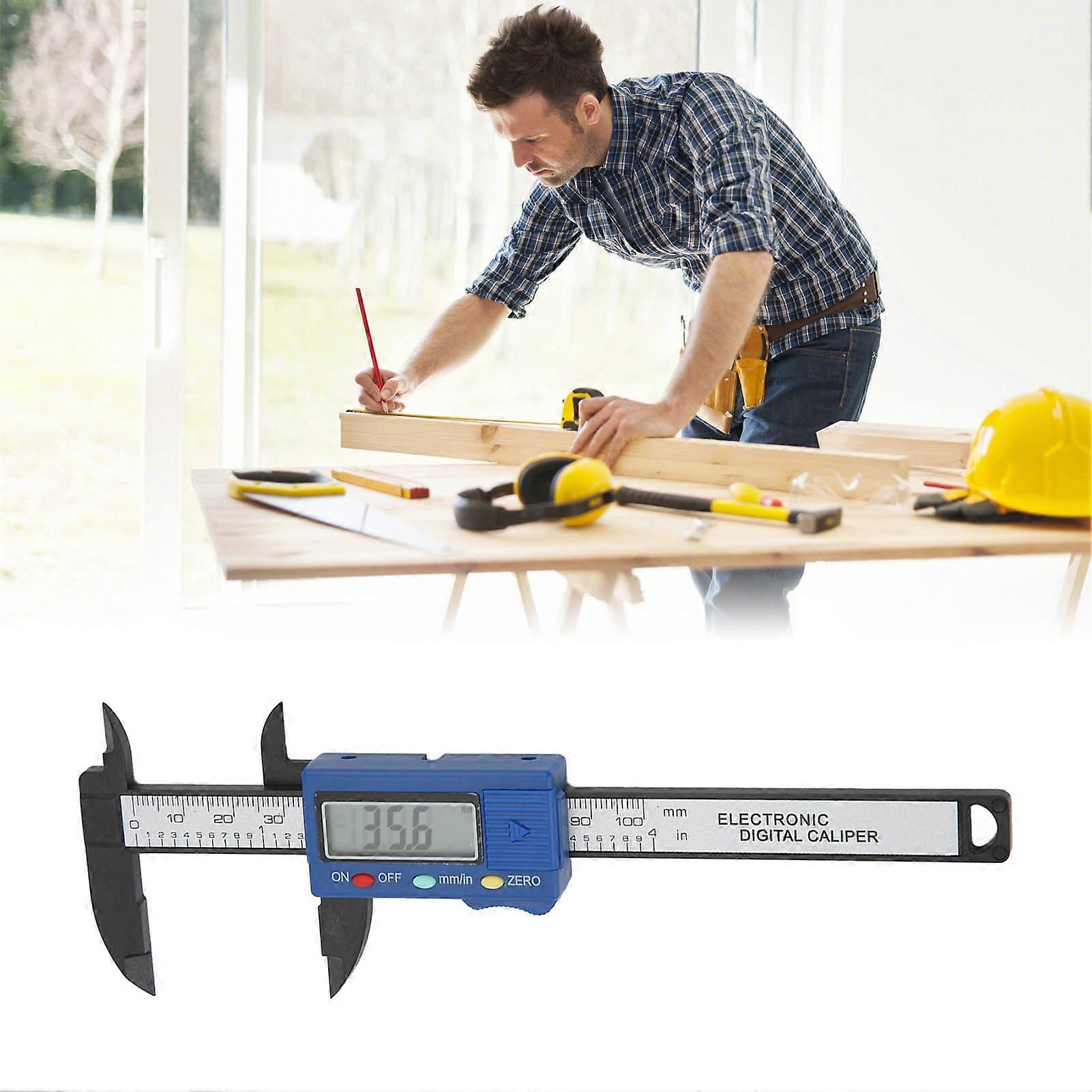 Digital Vernier Caliper 0 to 100mm Lightweight Electronic Measuring Tool with LCD Screen
