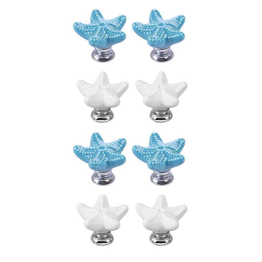 Ceramic Cabinet Pull Handles 8Pcs Shape For Furniture Upgrade Ideal For Houseowners And DIY Enthusiasts