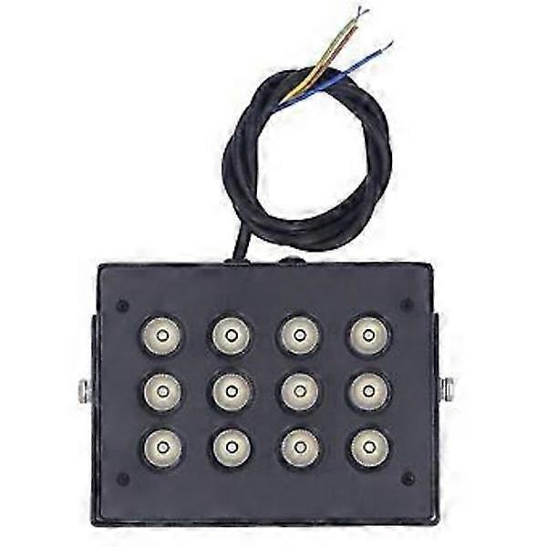 12W LED Fill Light Internal Type Automatic Sensing Fill Lamp for Outdoor Parking License Plate Recognition Box 85-265VAC