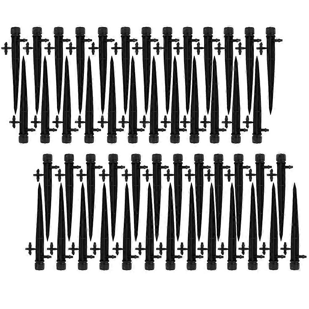 50pcs 360 Degree Adjustable Irrigation Drippers for Watering in Polypropylene Black Color Sprinkler