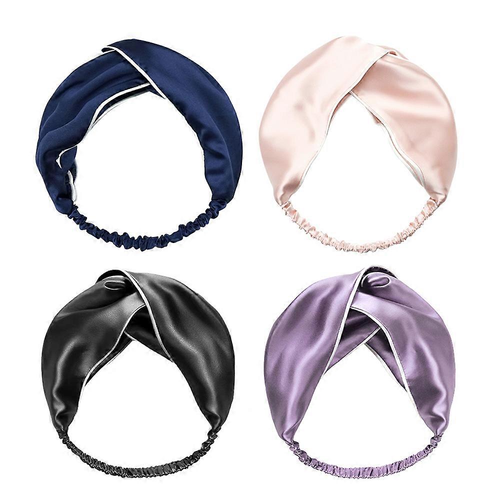 Thin Headbands Hair Fixing Assorted Color Walking Dancing 4Pcs