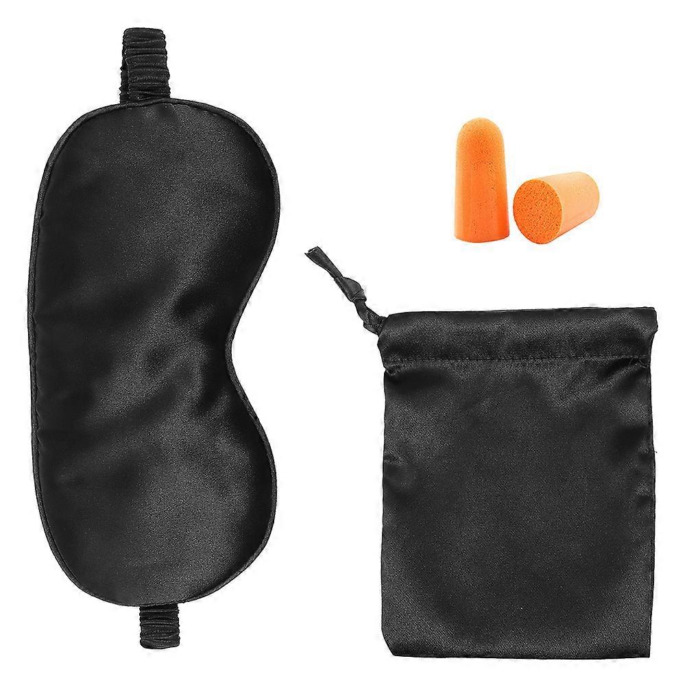 Light Blocking Sleeping Mask With Ear Plugs Suitable For Men And Women 1 Set
