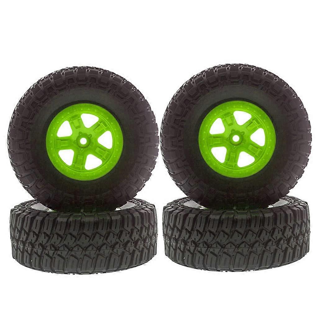 Remote Control Car Tires for 1/10 Huanqi Model Upgrade Parts, Compatible with Climbing Toy Car Collectors