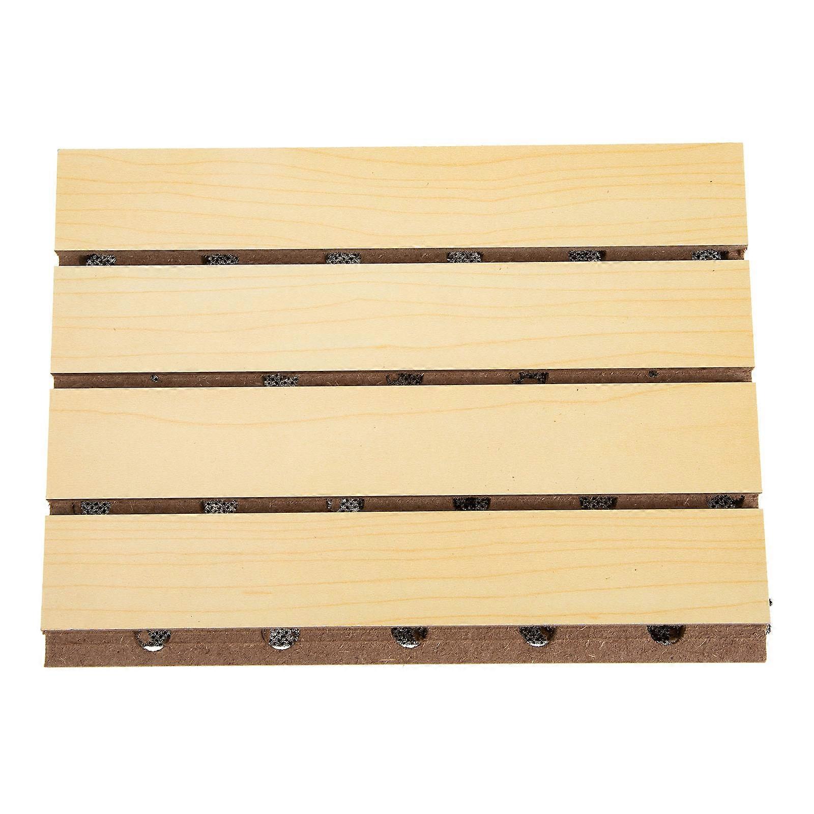 Wood Perforated Sound Panel Acoustic Absorption Panel Designed For Home Theater Noise Control 1Pcs