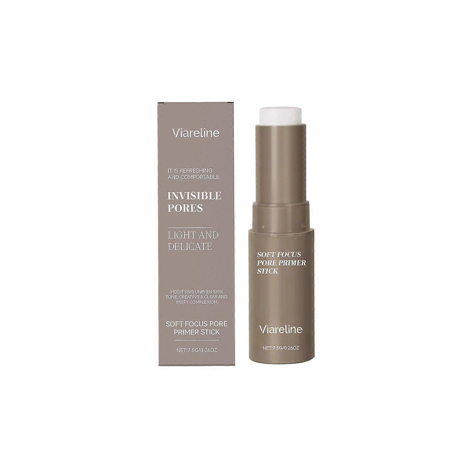 Soft Focus Pore Primer Stick - Oil Control & Hydrating Formula with Hyaluronic Acid & Vitamin E, 7.5g Portable Stick, Matte Finish, Pore Minimizing fo