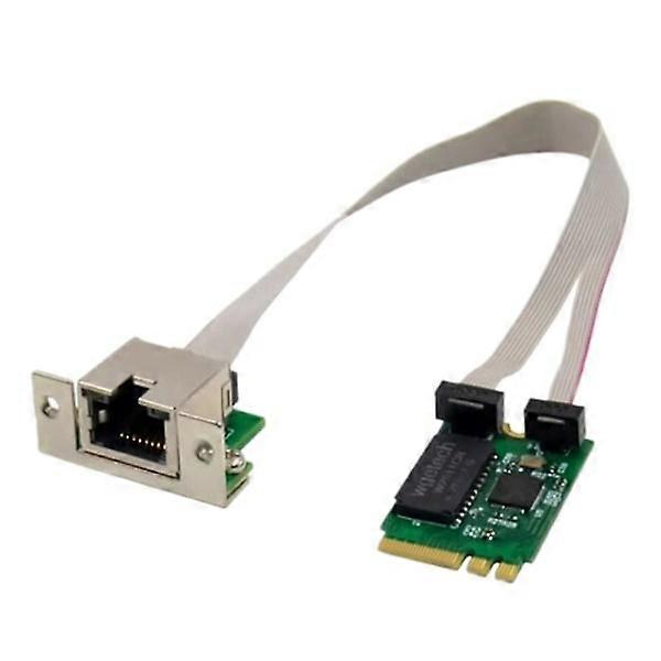M.2 A+E 2.5G Ethernet Adapter 2.5G/1G/100M Multi-Gigabit M.2 Netzwerkkarte 8125B COM - Hochgeschwindigkeits-Konnektivität.