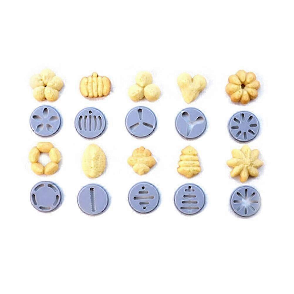 Cookie Frosting Tools Maker Set Ergonomic Design Shaping Cookies Kitchen Utensils Purple 20.5 x 5.5 Cm 1 Set