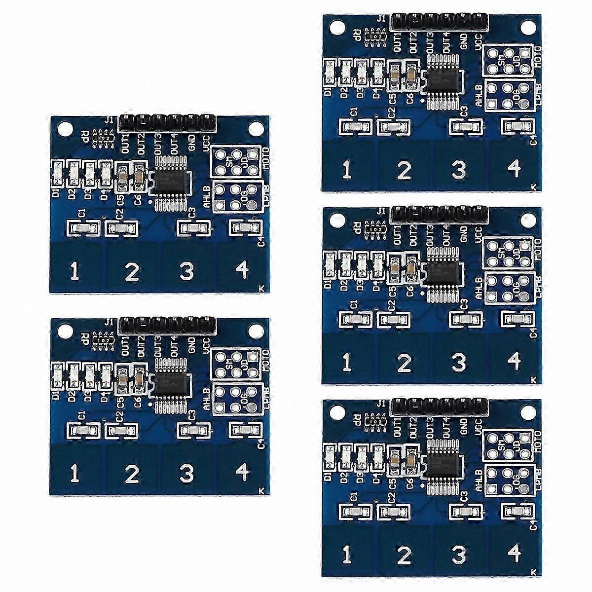 Kapazitives 4-Kanal-Touch-Switch-Modul mit 4-Tasten-Induktions-IC-Controller