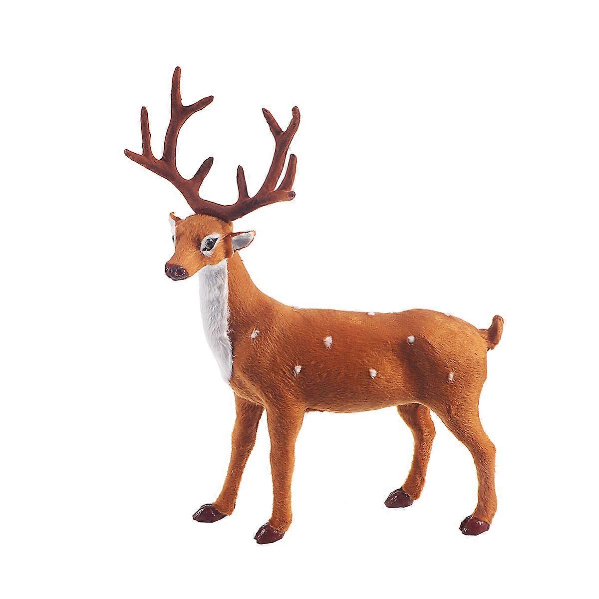 Festive Deer Ornament for Party Settings, Premium Plush Material, Versatile Decor Item