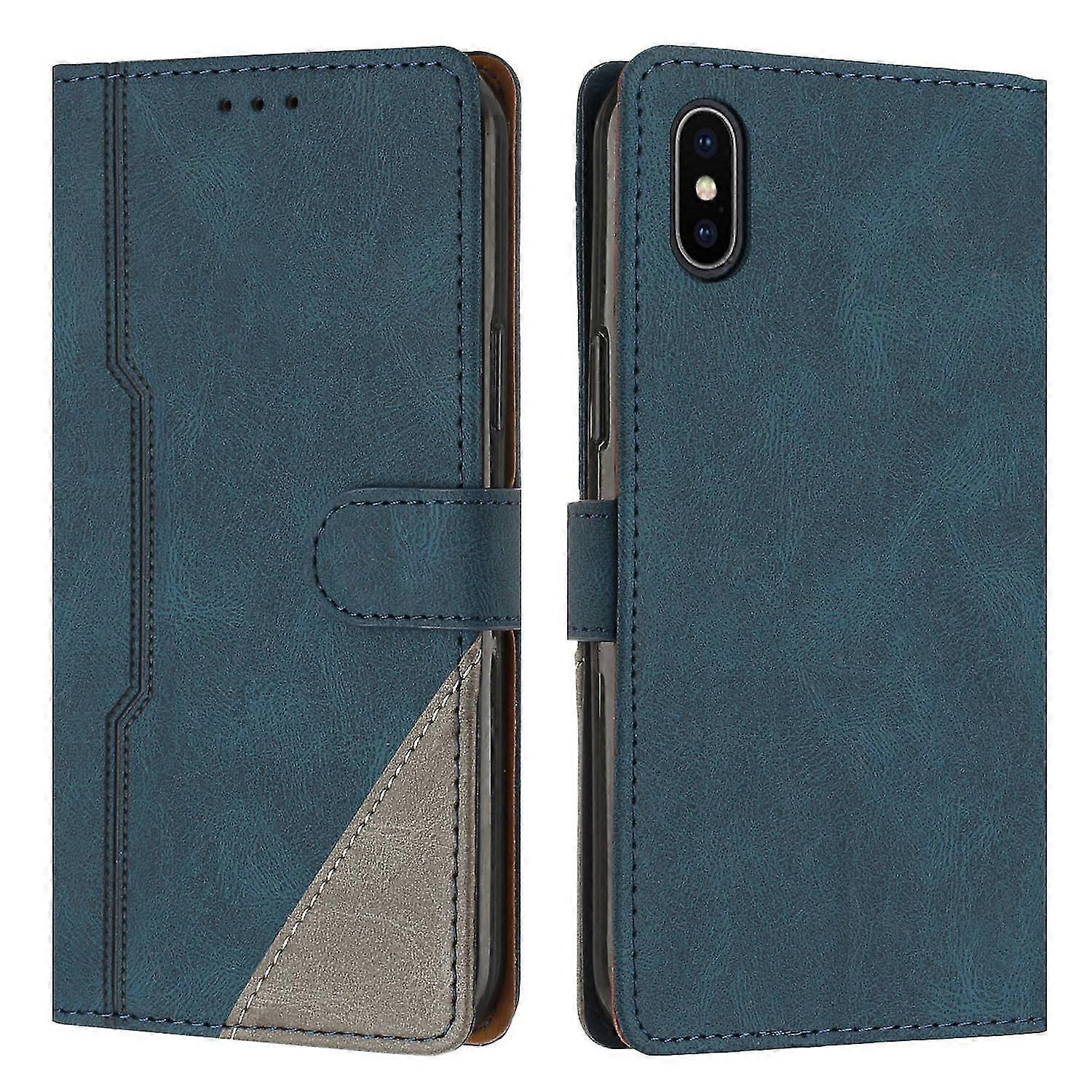 Leather Magnetic Clasp Case with Flip Wallet Stand Function Cover for