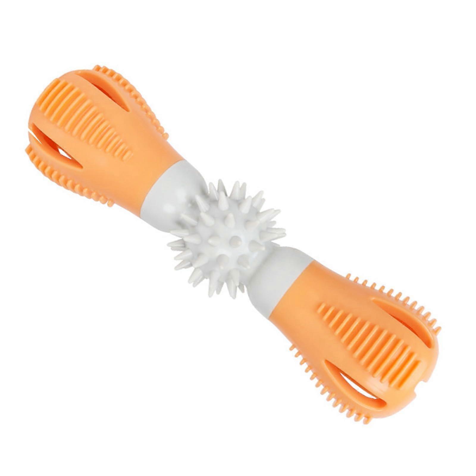 Dispensing Dog Toy for Teeth Cleaning, Chew Stick for Smart Feeding, Dental Hantel for Teething Puppies, Durable Material