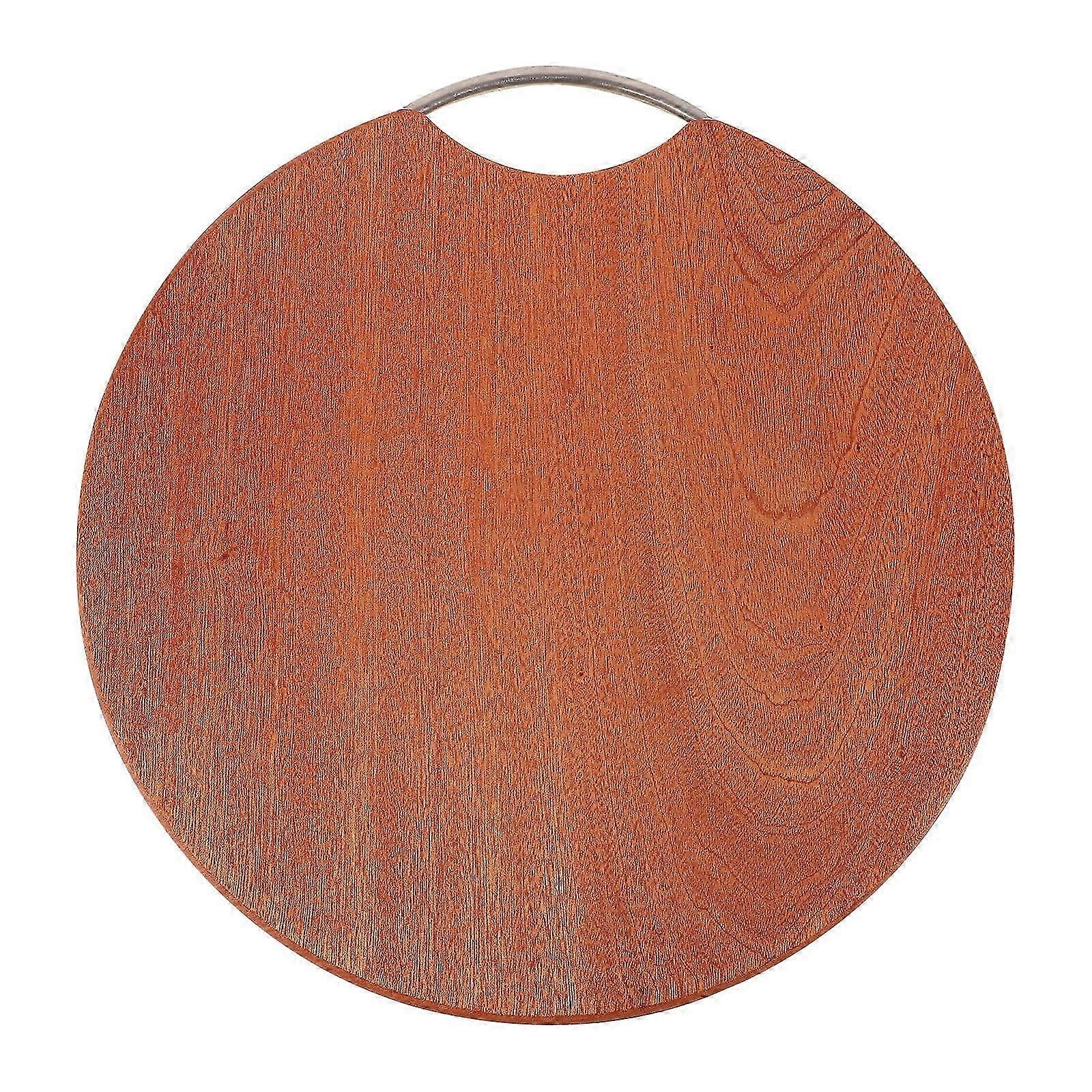 Ebony Chopping Board Double-Sided Usage Food Light Brown 1Pcs