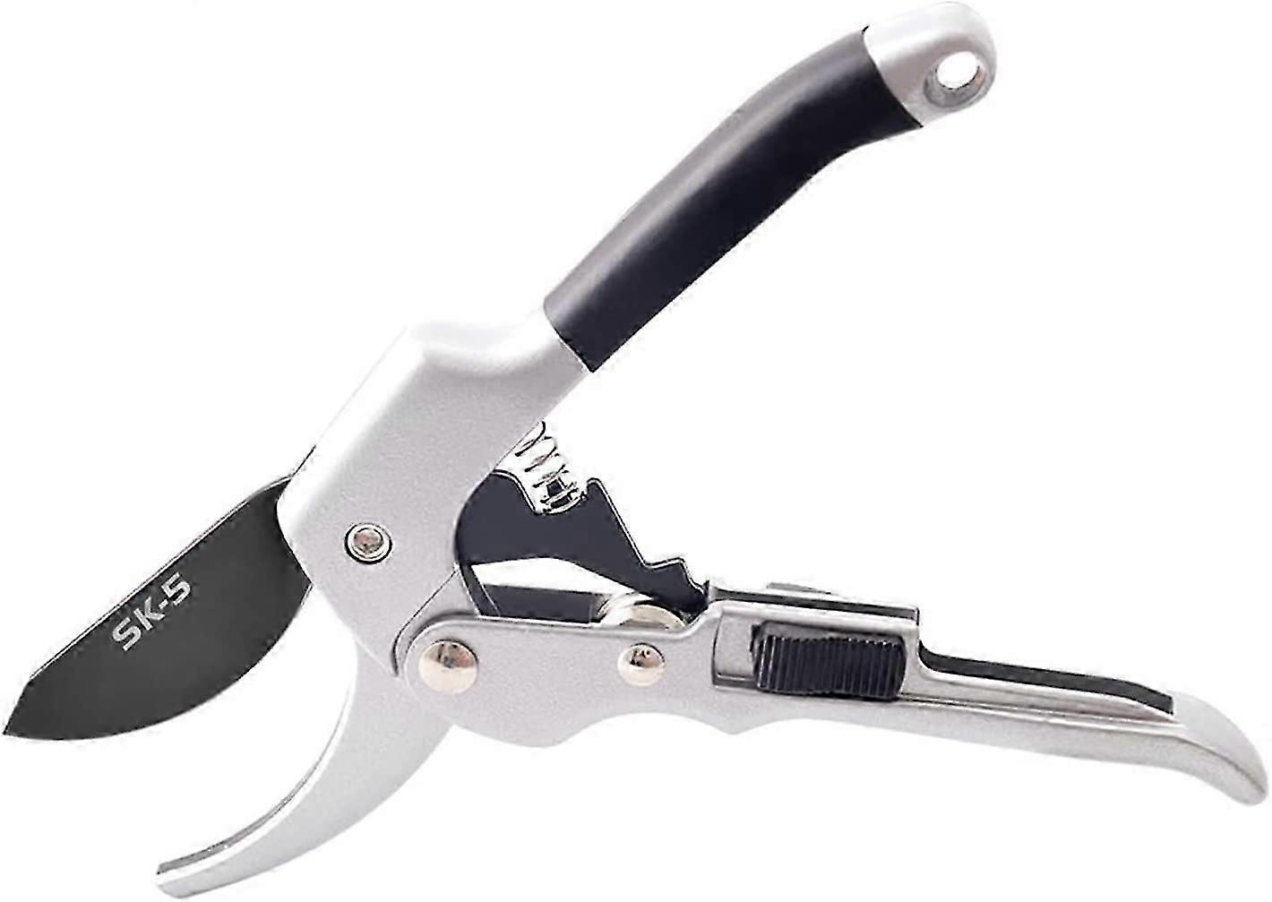 Garden Pruning Shears Garden Scissors,Frank Blade Pruner with Sponge Handles and Safety Guard,Max Cutting Diameter 20mm,Graft Tree Bonsai Gardening Pr