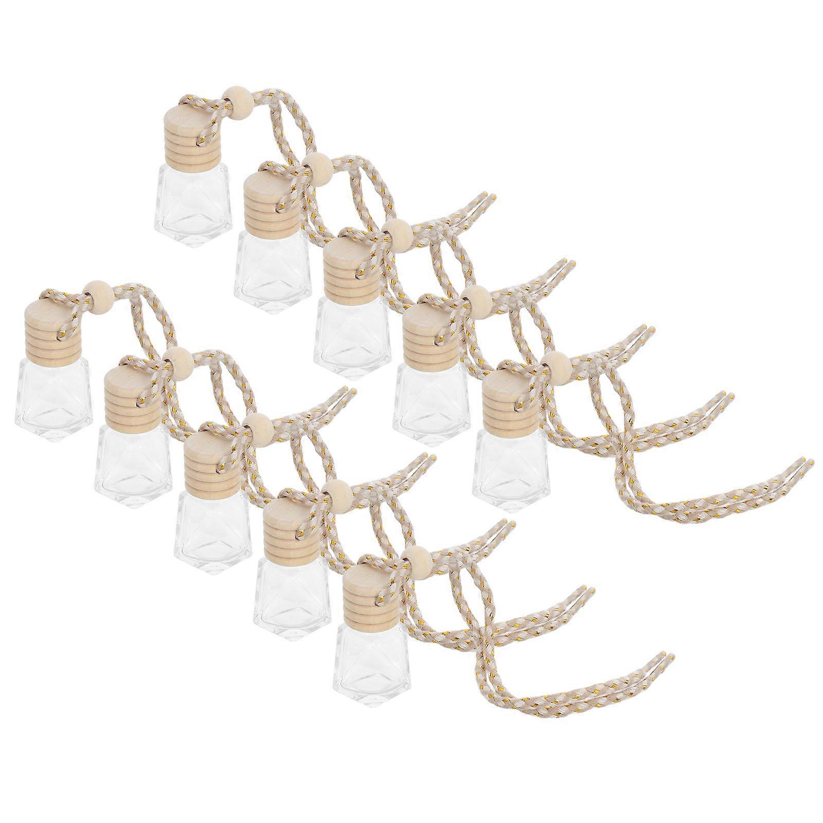 10pcs Creative Empty Hanging Car Perfume Bottles Chic Fragrance Containers