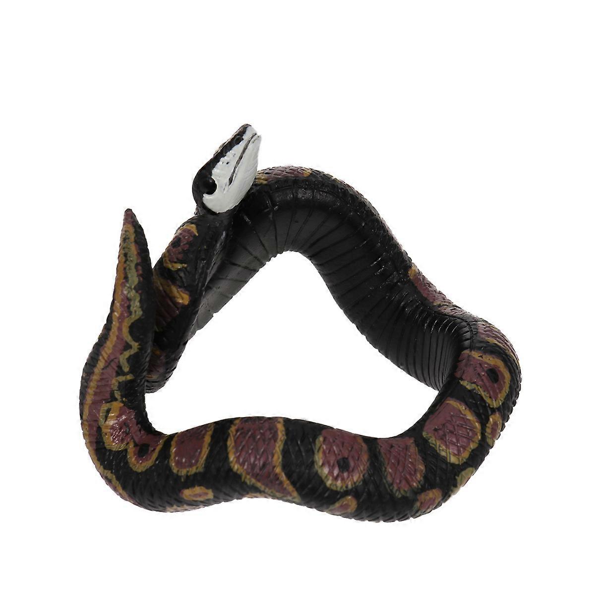 Creepy Fake Snake Decorations for Halloween Party Use Realistic PVC Snake Toy Bracelet 7 inches