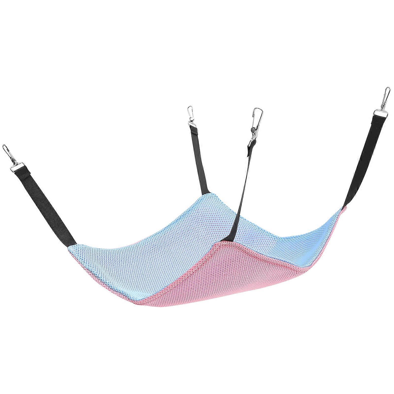 Cat Hammock Pet Cage Sky-Blue Hanging Design Bed For Home Use And Pet Shop Cat Owners 1 Set