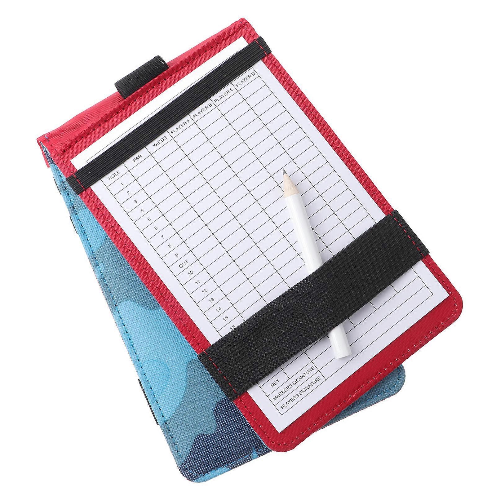 Camouflage Scorebook Golf Scorebook for Record Use Lightweight Portable