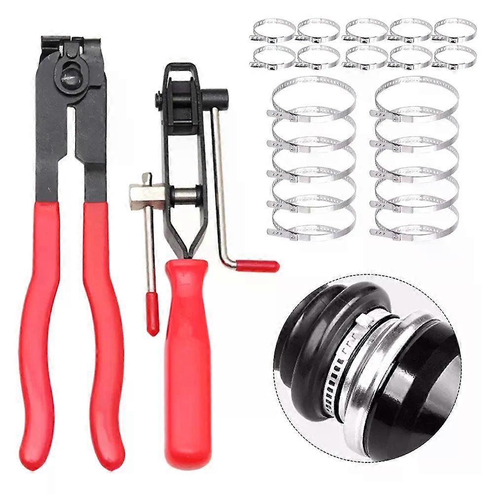 CV Joint Boot Clamp Pliers Ear Clamps Plierss Small/Large CV Boot Clamps CV Clamp Tool Drive Shaft CV Boot Clamp For Most Cars