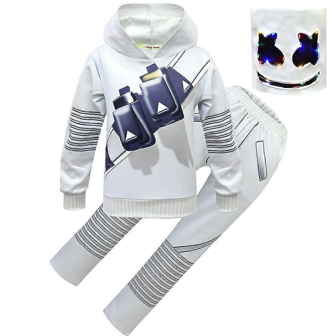 DJ Marshmello Men's Hoodie Set, Two-Piece Set Jacket