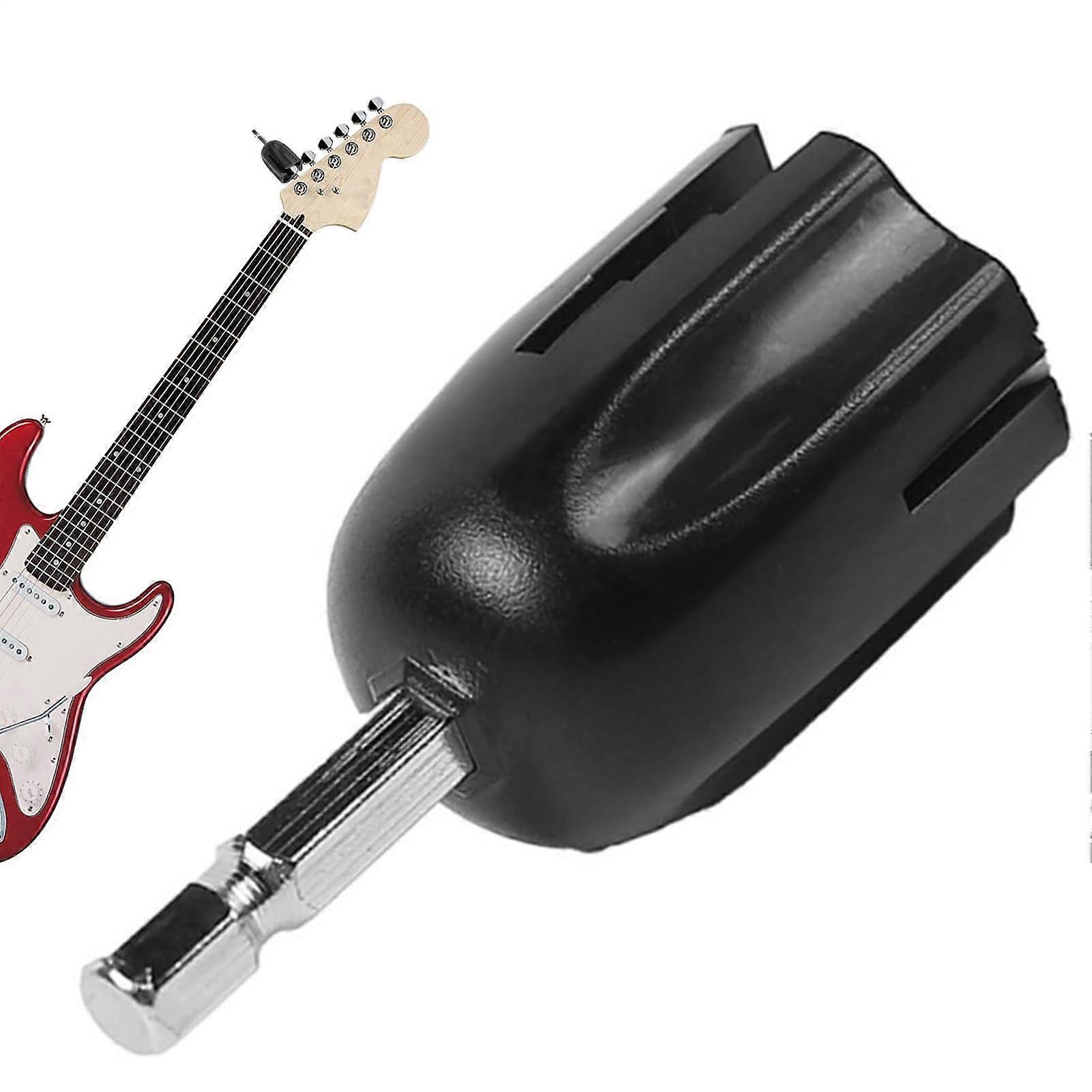 Drill Bit String Peg Winder Compact Peg Puller Tool Wear-Resistant Guitar Accessory Black For Acoustic Electric Bass