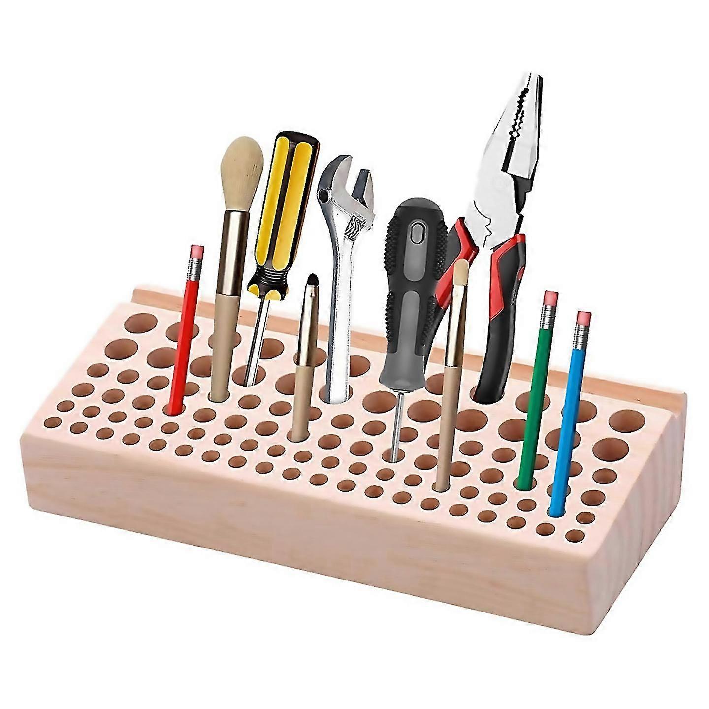 For 98 holes leather craft tool holder leather working tool holder