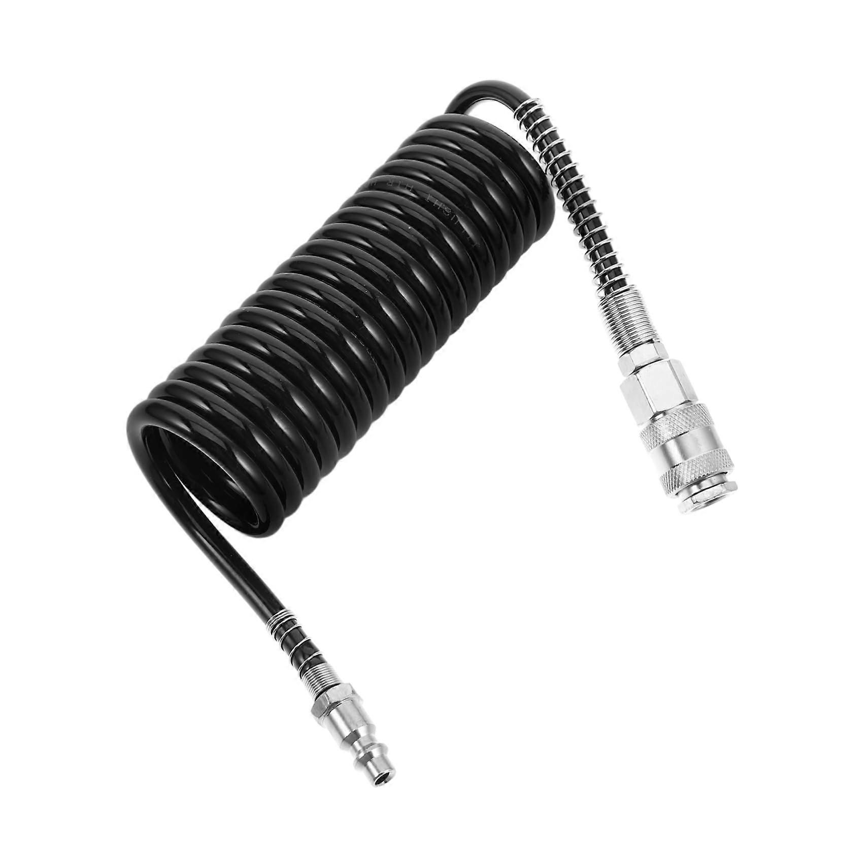 Compressed air hose with selflocking quick coupling, sealing performance for air compressors and pneumatic hose.