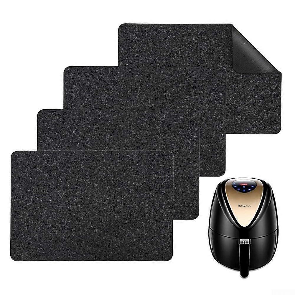 Efficient countertop protection with nonslip, heatresistant mats for kitchen appliances (4 pieces)