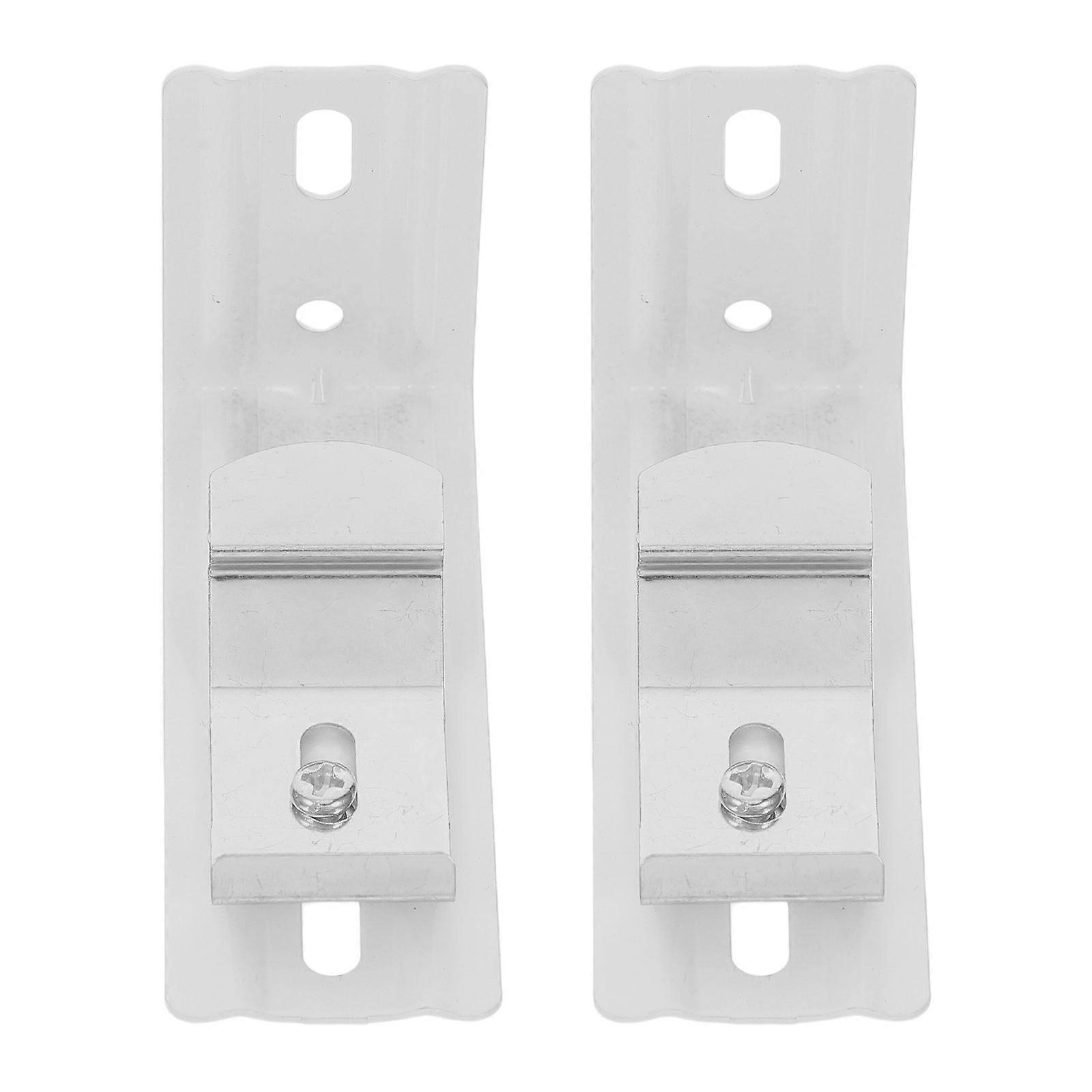 2pcs Vertical Blind Bracket Clips For Vertical Blinds Durable Outside Mounting Bracket Clips With Headrail Width 1-1/2 Inch 38mm Bracket Clips