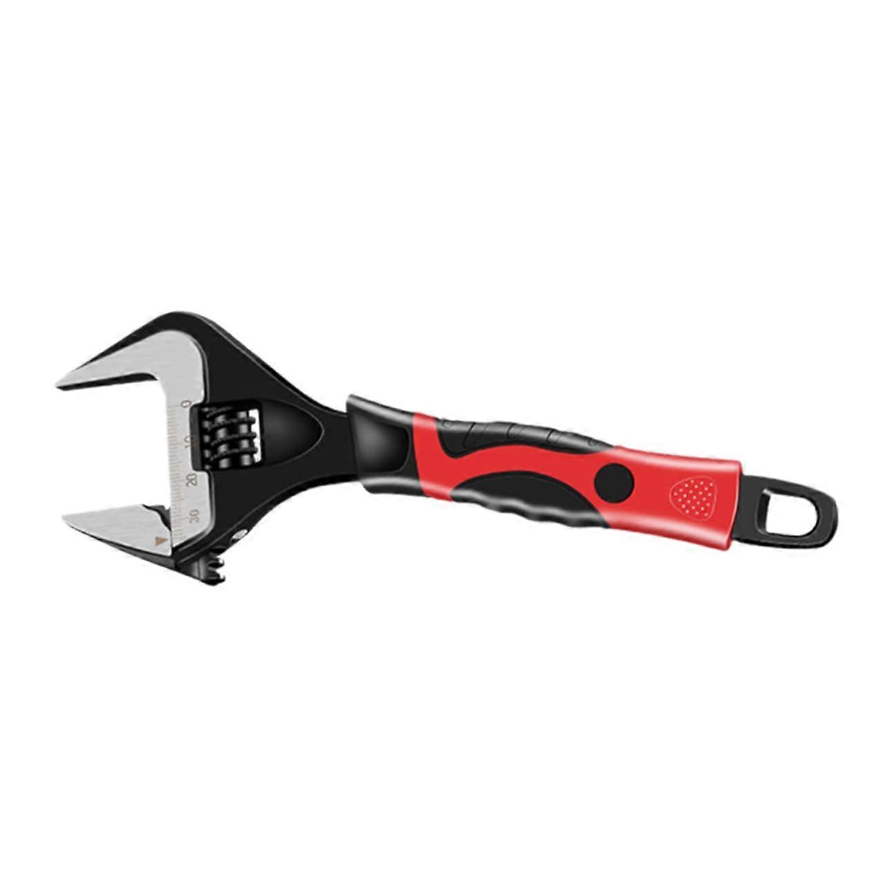 Basin Wrench Metal For Tight Spaces  ShortHandle, Large Opening, NonSlip Grip,  Torque Tool For Basin