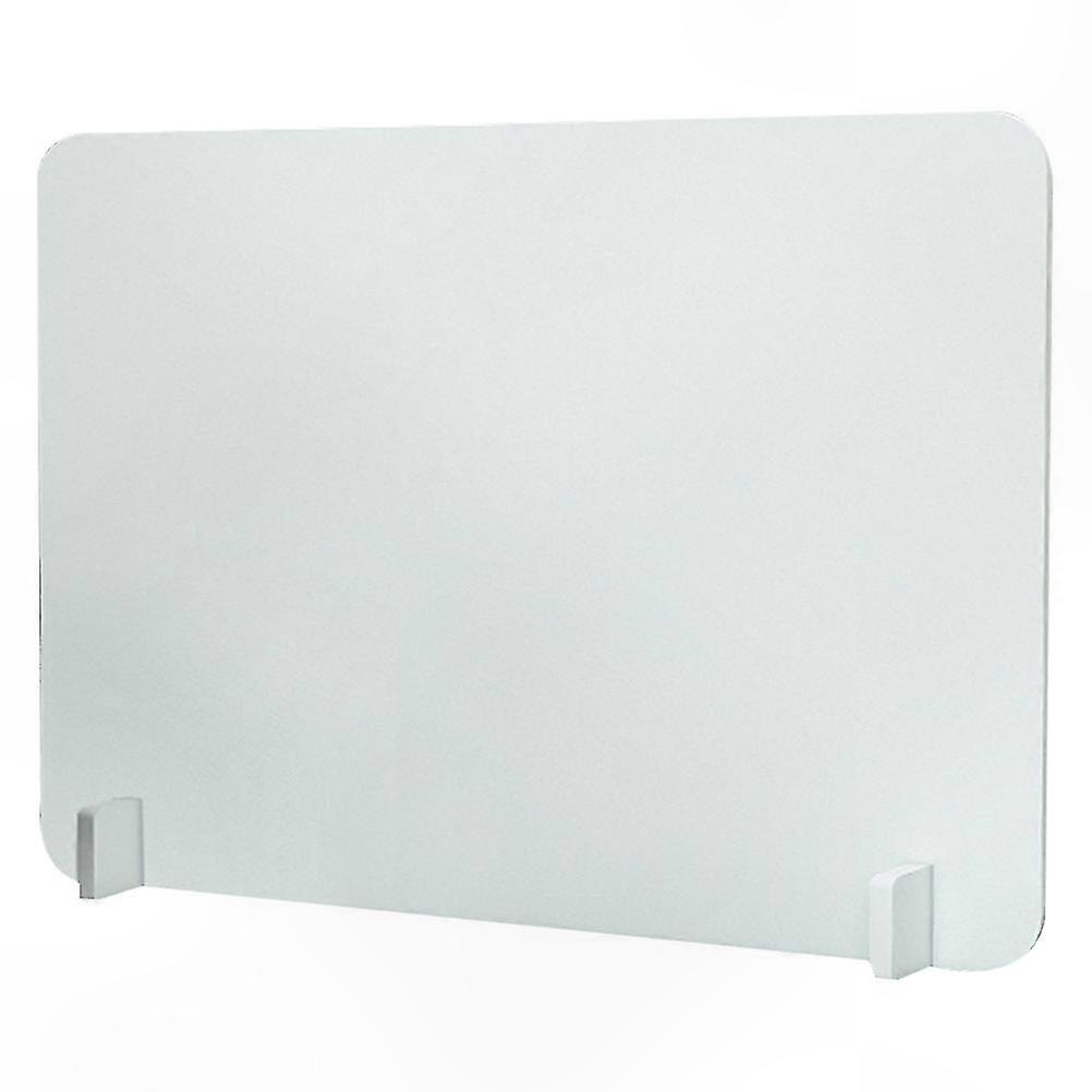 Safety Desk Shield for School and Office - 40x40cm Protective Partition with Splash Guard Feature