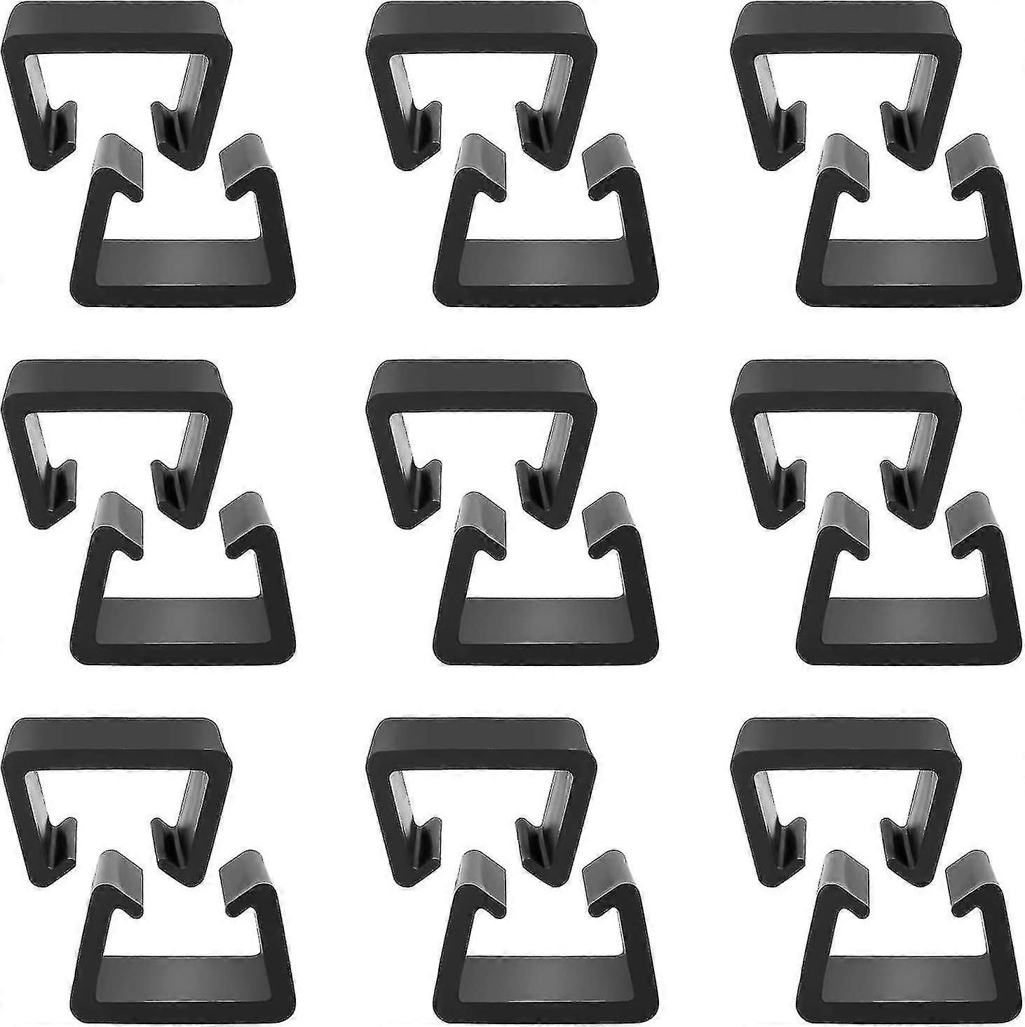 Furniture alignment clips, 18-piece plastic version, suitable for sofas, desks, etc.