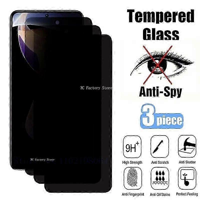 Screen Protector For Xiaomi For Redmi Note12 5G Anti Spy Tempered Glass