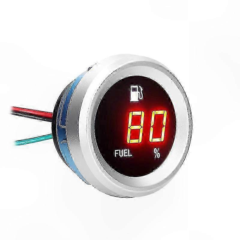 Universal Fuel Level Gauge with Flashing Alert for Auto and Motorcycle 9-35V Monitoring Solution