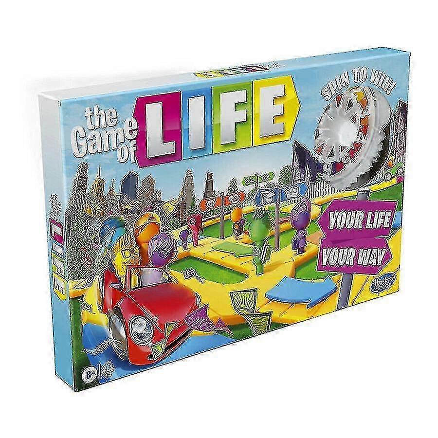 The latest version of the Game of Life board game, fun party game for children and family