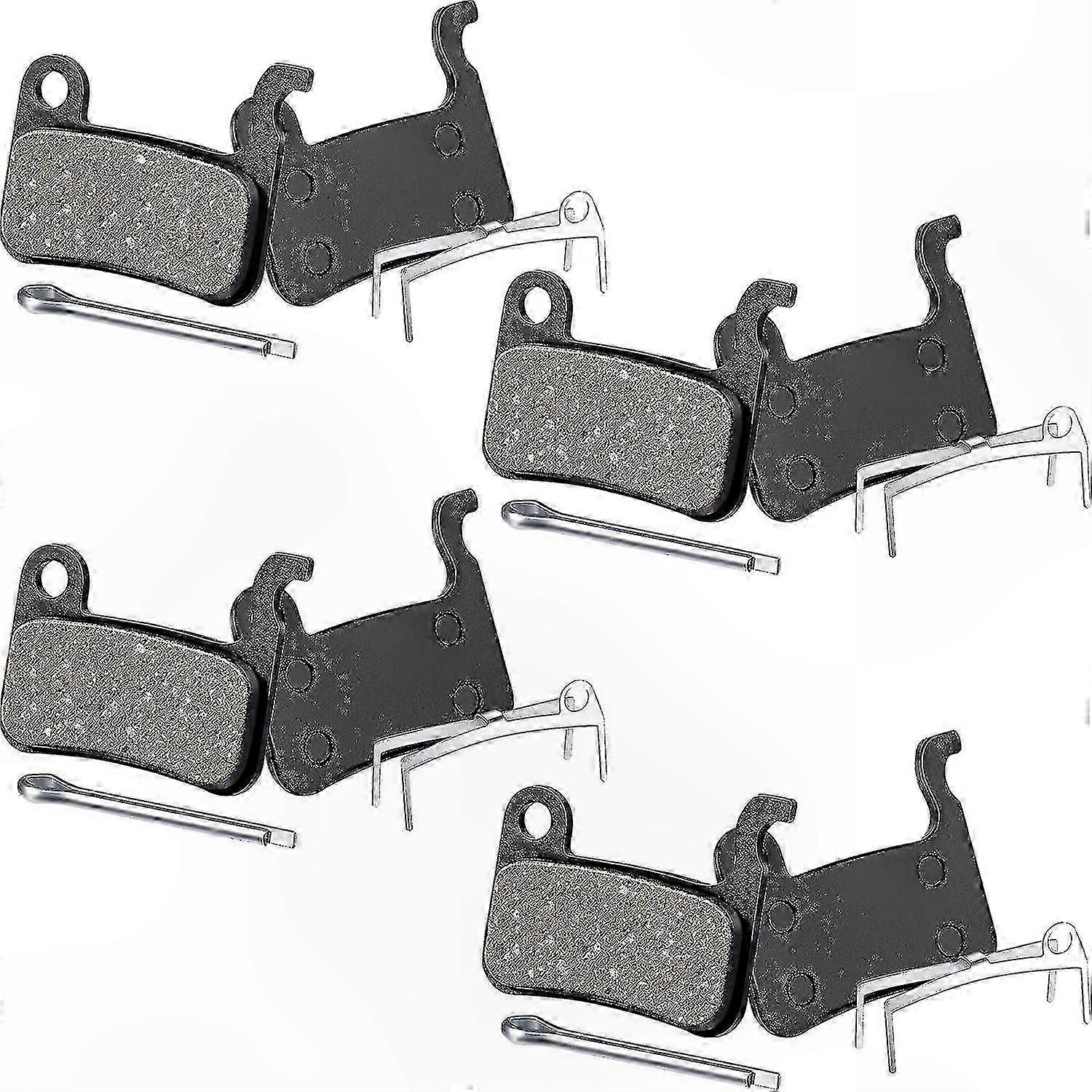 4 Pairs Resin Disc Brake Pads for Mountain Bike, Compatible with Deore XT XTR Systems