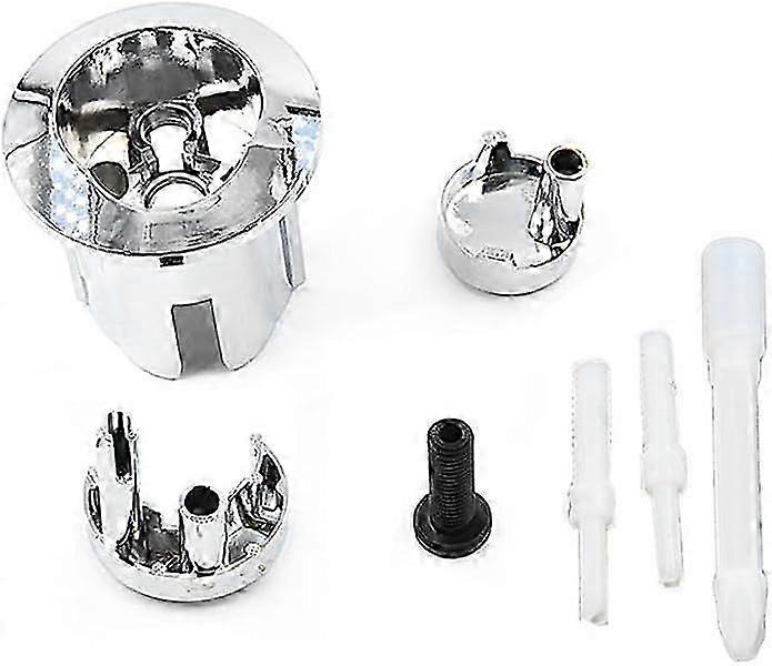 Roca Dual Flush Chrome Push Button Replacement Compatible with Roca Toilets