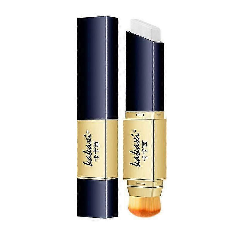 Colour Changing Foundation Stick, 2-in-1 Face Foundation Stick with Brush, Full Coverage, Matte, Make Up Concealer Stick for Natural Finish